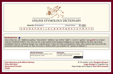 entomology dictionary online